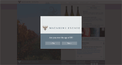 Desktop Screenshot of matahiwi.co.nz